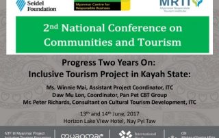 30 Myanmar Community Tourism Initiatives Update Progress and Share Experiences at 2nd National Conference